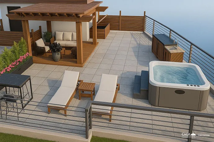 Luxus-Penthouse in 5★ Resort mit Dachterrassen-Whirlpool und Sonnenaufgangsblick